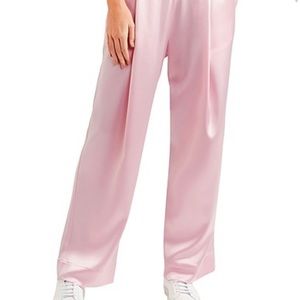 Georgia Alice Satin Pants, Pink, Size 2